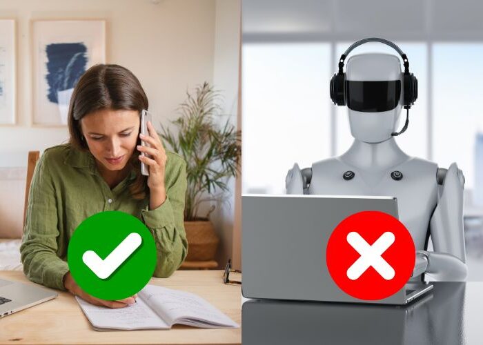No Bots | Careful Movers Inc. | San Antonio, TX image showing careful movers receptionist not an AI-powered bot